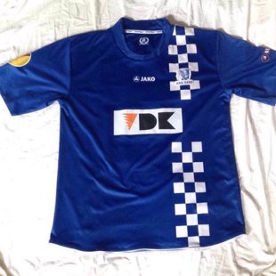 kaa gent 2010/2011 matchworn europa league christophe lepoint