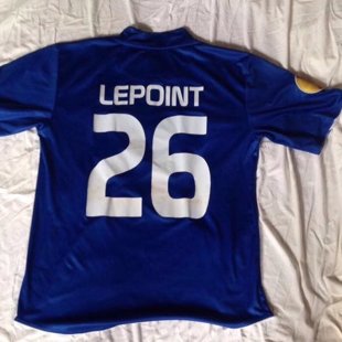 kaa gent 2010/2011 matchworn europa league christophe lepoint