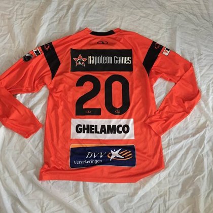 kaa gent 2015/2016 matchworn Yannick Thoelen