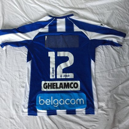 kaa gent 2011/2012 matchworn Tom Boere