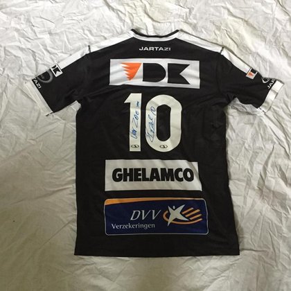 kaa gent 2014/2015 Matchworn Renato Neto